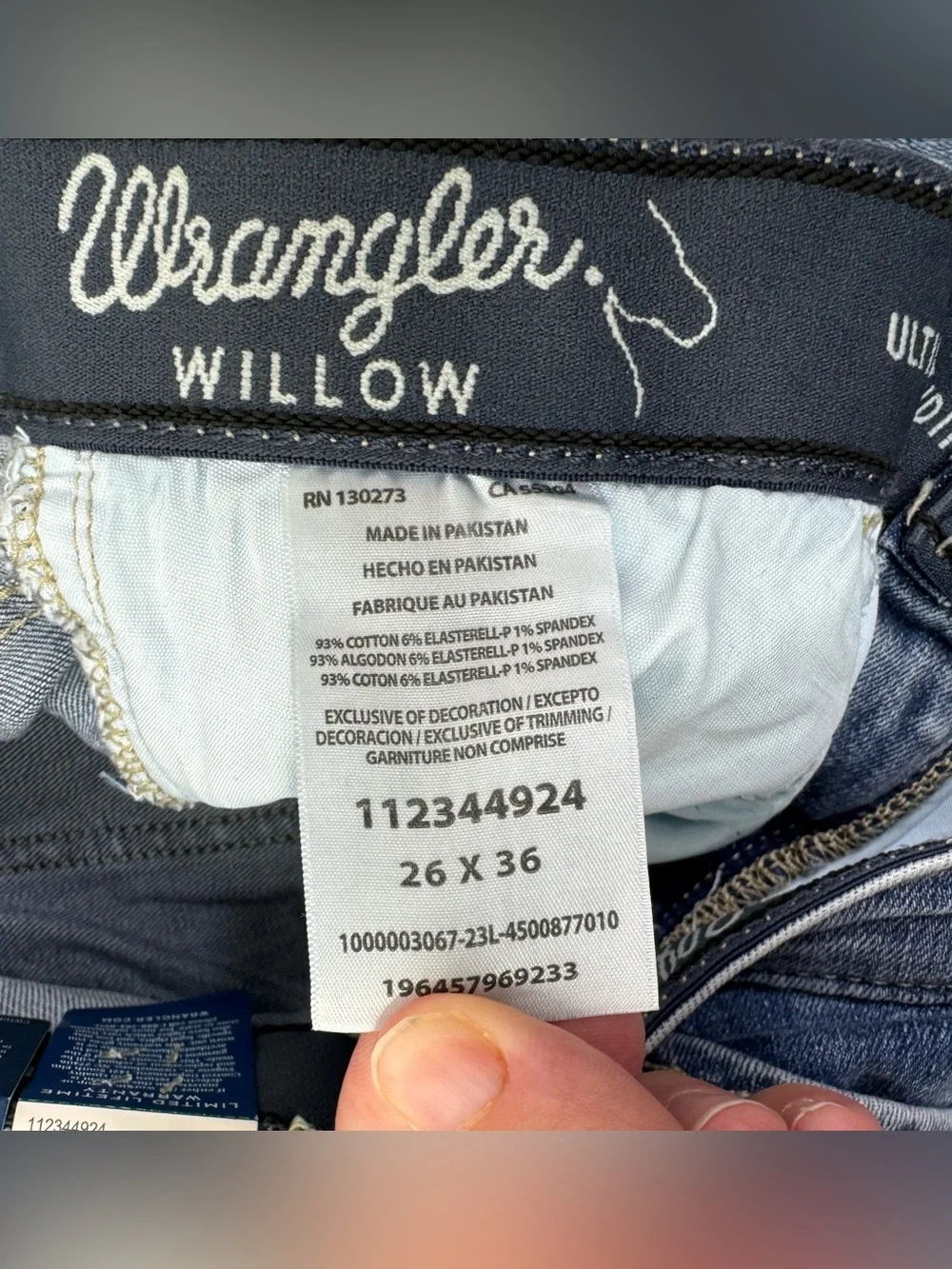 Wrangler Willow Womens Ultimate Riding Western Jeans 28x36 NWT